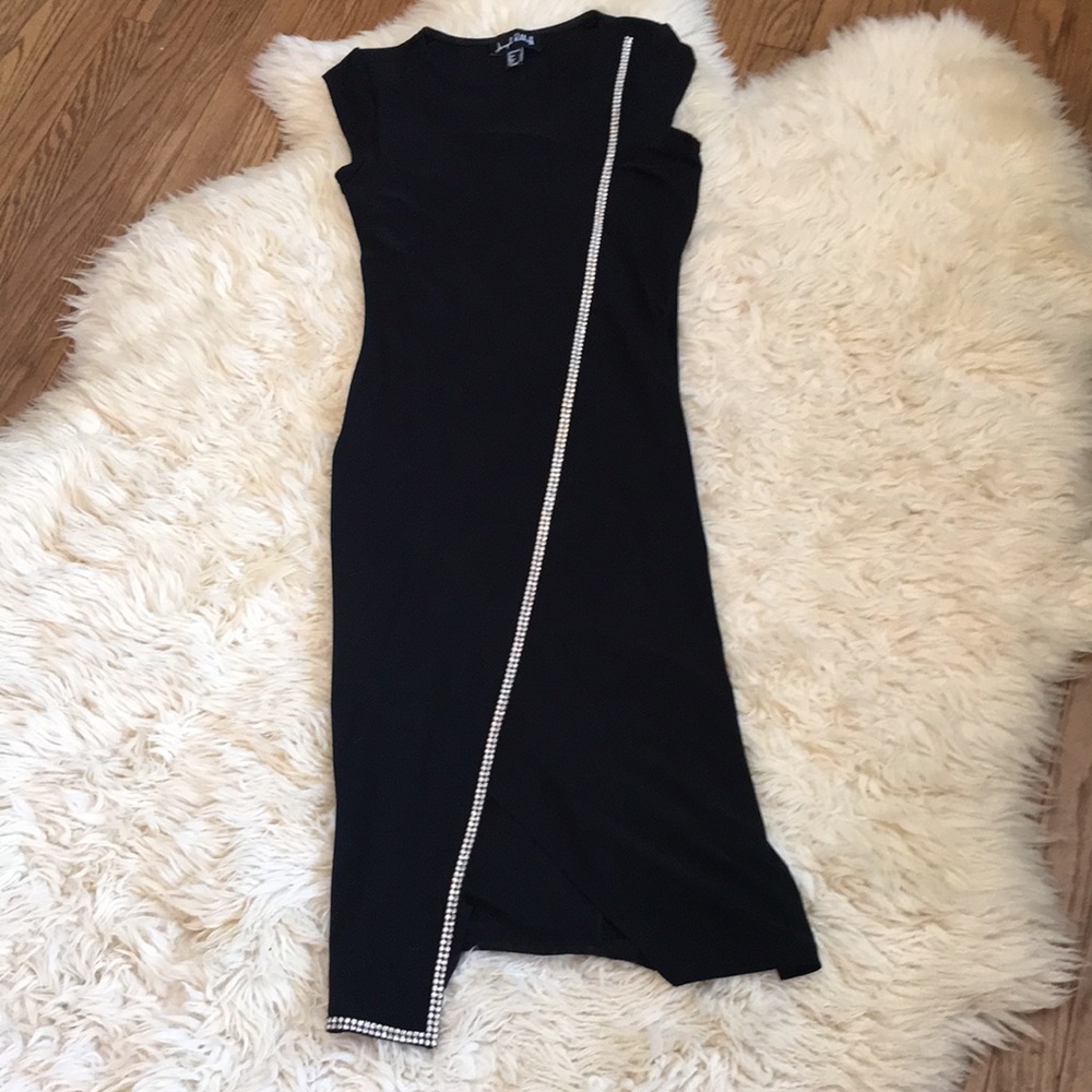 Joseph Ribkoff Rhinestone Dress - Picture 3 of 6